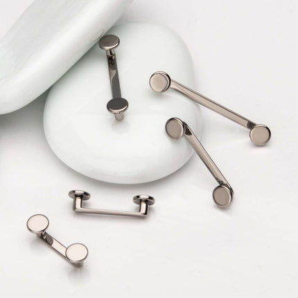 Invictus Titanium Internally Threaded with 4mm Flat Discs Surface Barbell